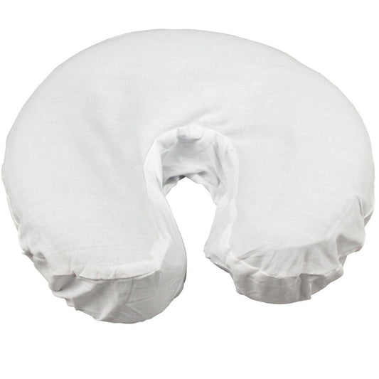White Poly Cotton Face Cradle Cover | Equip Wellness Collective